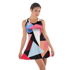 Colorful Geometrical Design Cotton Racerback Dress by Valentinaart