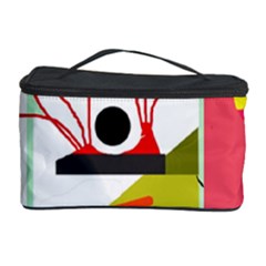 Green Abstract Artwork Cosmetic Storage Case