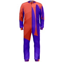 Purple And Orange Landscape Onepiece Jumpsuit (men) 