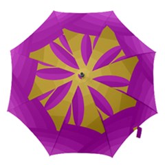 Yellow And Magenta Landscape Hook Handle Umbrellas (medium)