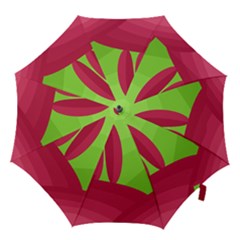 Green And Red Landscape Hook Handle Umbrellas (large)