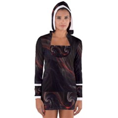 Painted Women s Long Sleeve Hooded T-shirt