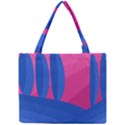 Magenta and blue landscape Mini Tote Bag View1