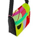 Colorful abstraction by Moma Flap Messenger Bag (S) View2