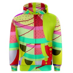 Colorful Abstraction By Moma Men s Zipper Hoodie