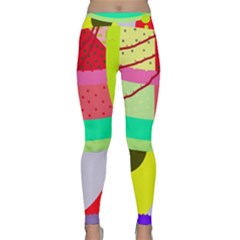 Colorful Abstraction By Moma Yoga Leggings 