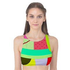 Colorful Abstraction By Moma Tank Bikini Top