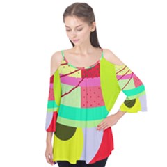 Colorful Abstraction By Moma Flutter Tees