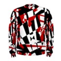 Red, black and white chaos Men s Sweatshirt View1