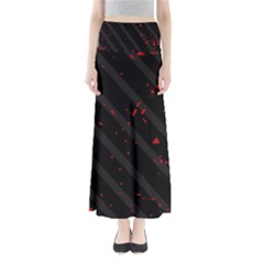 Black And Red Maxi Skirts