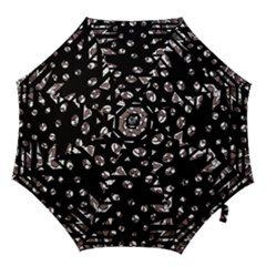 Gray Abstract Design Hook Handle Umbrellas (small)