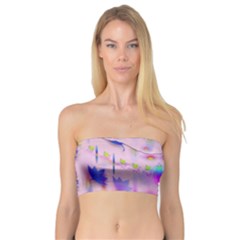 Rainbows And Leaf In The Moonshine Bandeau Top