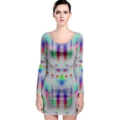 Rainbows In The Moonshine Long Sleeve Bodycon Dress