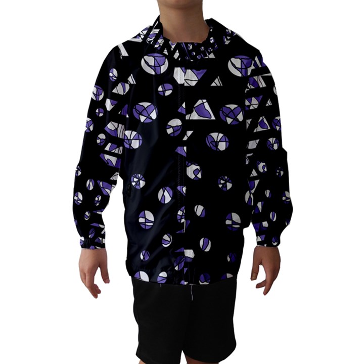 Purple freedom Hooded Wind Breaker (Kids)