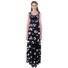 Purple Freedom Empire Waist Maxi Dress