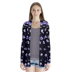 Purple Freedom Drape Collar Cardigan by Valentinaart