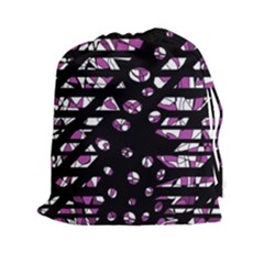 Magenta Freedom Drawstring Pouches (xxl)