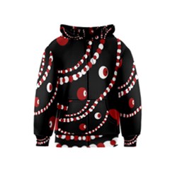 Red Pearls Kids  Zipper Hoodie