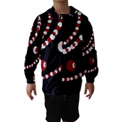 Red Pearls Hooded Wind Breaker (kids)