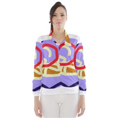 Abstract Circle Wind Breaker (women)