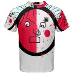 Angry Transparent Face Men s Cotton Tee