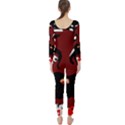 Abstract face  Long Sleeve Catsuit View2