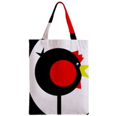 Fat Chicken Zipper Classic Tote Bag