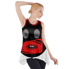 Face Side Drop Tank Tunic