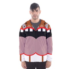 Funny Face Hooded Wind Breaker (men)