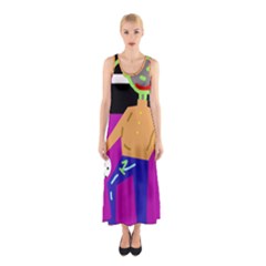 Goalkeeper Sleeveless Maxi Dress