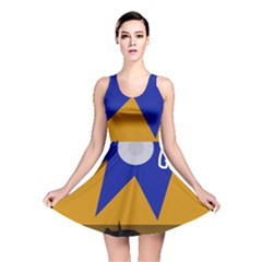 Decorative Abstraction Reversible Skater Dress