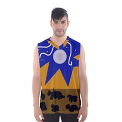 Decorative Abstraction Men s Basketball Tank Top