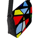 Colorful geomeric desing Flap Messenger Bag (L)  View2