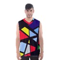 Colorful geomeric desing Men s Basketball Tank Top View1