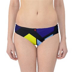 Colorful Geomeric Desing Hipster Bikini Bottoms by Valentinaart