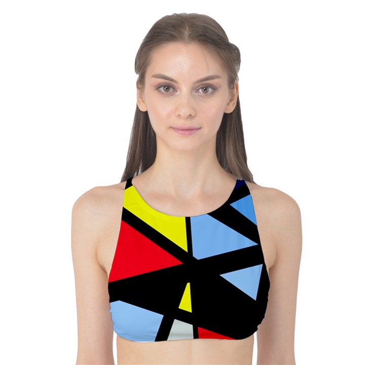 Colorful geomeric desing Tank Bikini Top