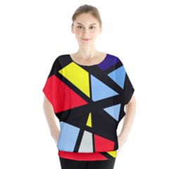 Colorful Geomeric Desing Blouse