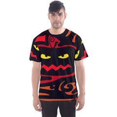 Halloween Pumpkin Men s Sport Mesh Tee