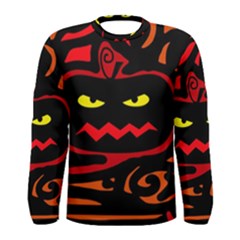 Halloween Pumpkin Men s Long Sleeve Tee