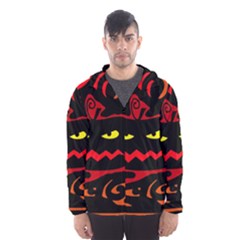 Halloween Pumpkin Hooded Wind Breaker (men)