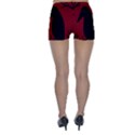 Halloween raven - red Skinny Shorts View2