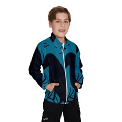 Halloween Raven - Blue Wind Breaker (kids)