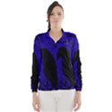 Halloween raven - deep blue Wind Breaker (Women) View1