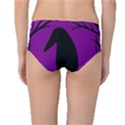 Halloween raven - purple Mid-Waist Bikini Bottoms View2