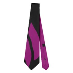 Halloween Raven - Magenta Neckties (two Side)  by Valentinaart