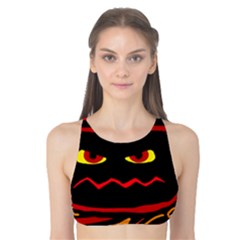 Halloween Decorative Pumpkin Tank Bikini Top