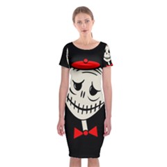 Halloween Monster Classic Short Sleeve Midi Dress