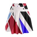 Decorative flag design High Waist Skirt View1