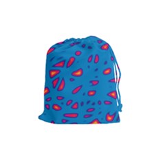 Blue And Red Neon Drawstring Pouches (medium) 