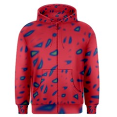 Red Neon Men s Zipper Hoodie